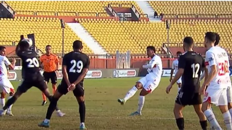 التعادل مازال قائما بين الزمالك وبتروجت فى أول 30 دقيقة
