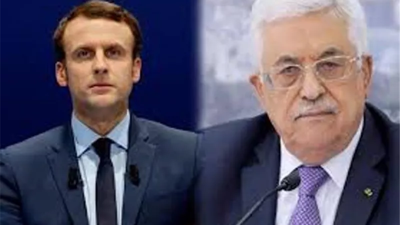 عباس وماكرون يؤكدان رفض تهجير الفلسطينيين وضرورة تثبيت وقف إطلاق النار