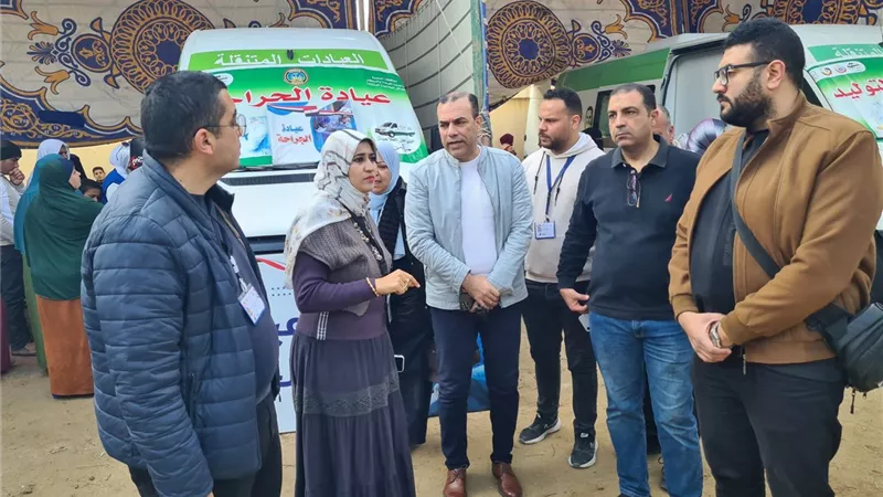 وكيل صحة البحيرة يتفقد العمل بالستمائة بحوش عيسى