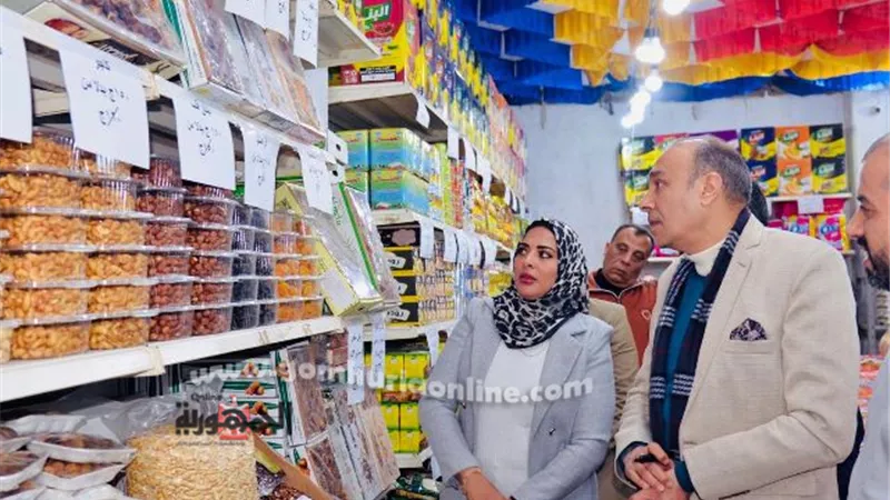 مدير تموين الاسماعيلية تفتتح ثلاثة معارض 