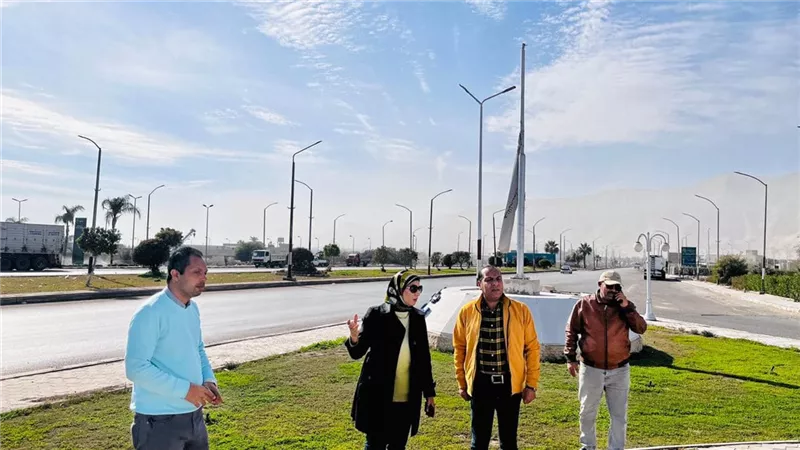 رئيس جهاز السويس تتفقد أعمال ازدواج خط المياه والزراعة بعتاقة