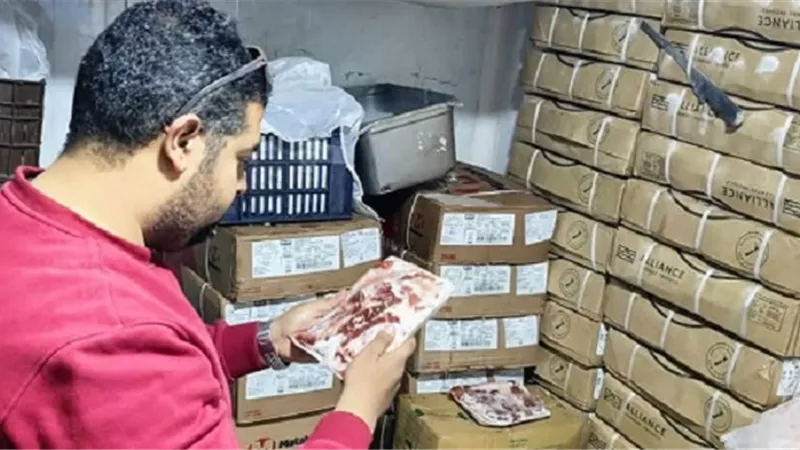 ضبط ١٤ طن مصنعات لحوم ودواجن فاسدة بالجيزة
