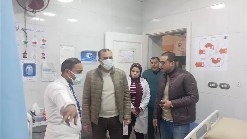 وكيل صحة البحيرة يتفقد مستشفى الصدر بدمنهور