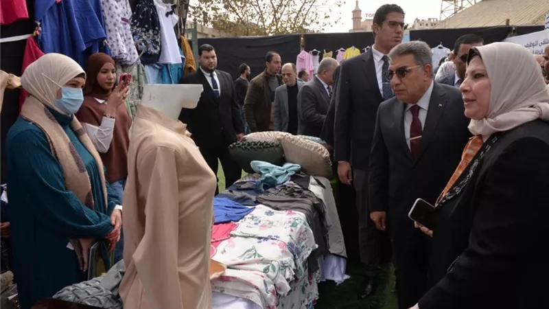 محافظ الدقهلية يفتتح ملتقى التوظيف ومعرض منتجات مراكز التدريب