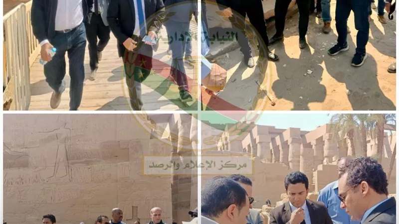 النيابة الإدارية تأمر بتشكيل لجنة لتحقيق تدابير السلامة بمعبد الكرنك