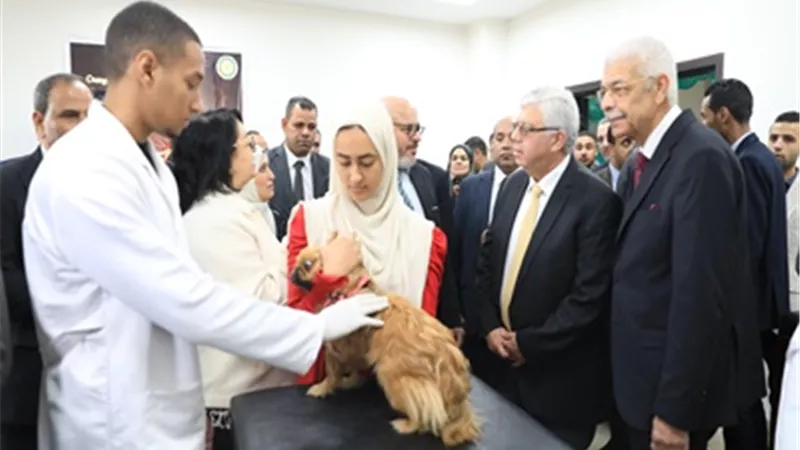 وزير التعليم العالى يتفقد جامعة المنوفية الأهلية
