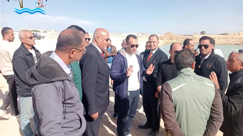 رئيس جهاز القرى السياحية يتفقد مشروعات التوسعات الجنوبية