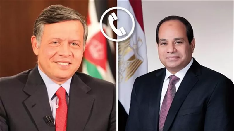 الرئيس السيسي يهنئ العاهل الأردني على نجاح العملية الجراحية