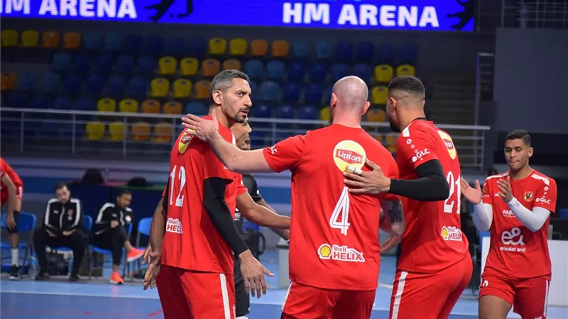 الأهلي يهزم طلائع الجيش 3-1 في دوري الكرة الطائرة