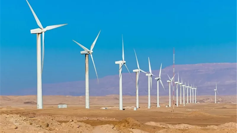 محطة رياح عملاقة بطاقة الفى ميجاوات بجنوب الغردقة