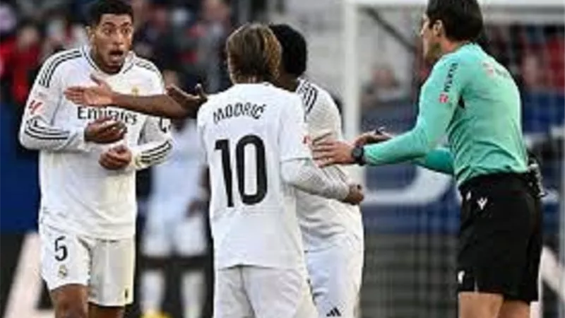 قرار جديد فى ريال مدريد بشأن عقوبة بيلنجهام