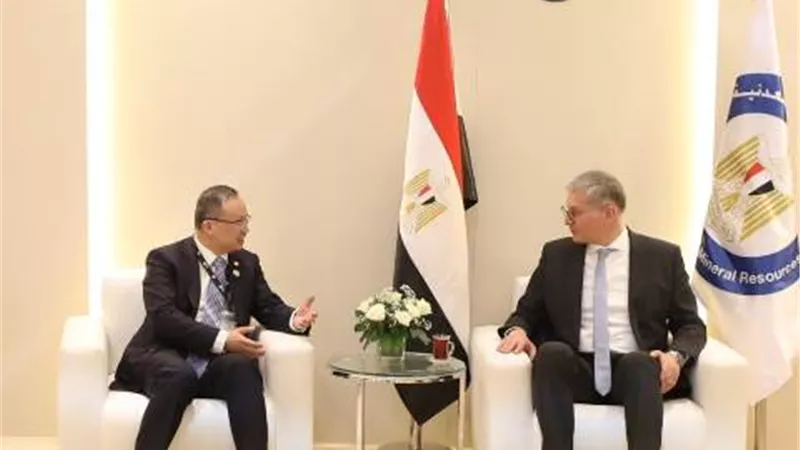 جلسة مباحثات بين وزير البترول ورئيس يونايتد إنرجي جروب