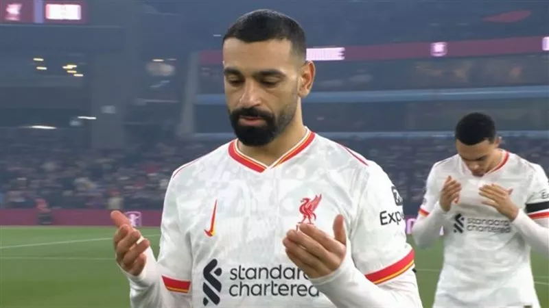 محمد صلاح يسجل الهدف الاول لليفربول فى شباك أستون فيلا .. شاهد
