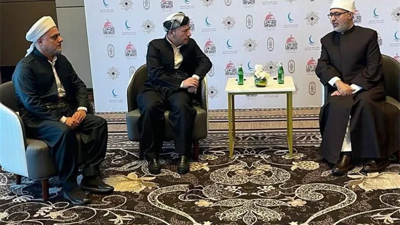 مفتي الجمهورية يلتقي وفدًا من علماء كوردستان العراق لتعزيزالتعاون