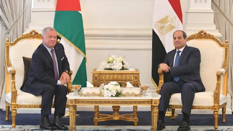 الرئيس السيسى وملك الأردن يشاركان غدا في لقاء أخوي بالسعودية