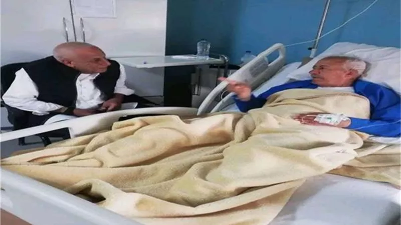 حسين لبيب رئيس الزمالك يزور أحمد عبد الحليم في المستشفى