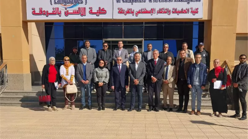 جامعة الغردقة تستقبل وفد المجلس القومي لحقوق الإنسان