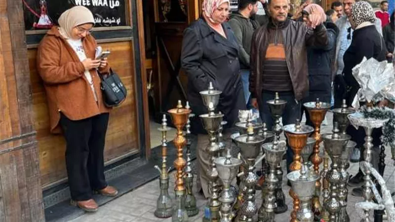 اعدام اغذية غير صالحة ومصادرة 40 شيشة فى الإسكندرية
