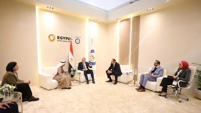 وزير البترول يلتقي وفد 