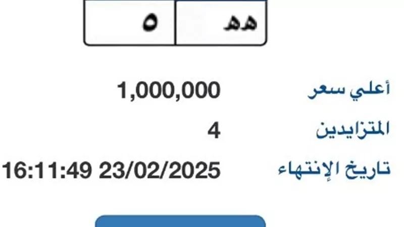 بوابة مرور مصر الإلكترونية تطرح لوحة سيارة بمليون جنية
