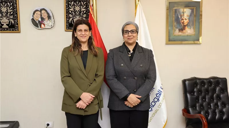 المستشارة أمل عمار تستقبل مفوضة المساواة بين الجنسين بجمهورية قبرص
