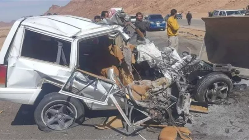 حبس سائق بحادث سانت كاترين 15 يوما بعد إثبات تعاطى المخدرات