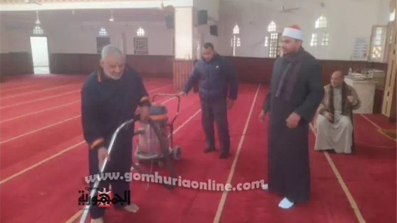 حملات مكثفة لنظافة المساجد بدمياط