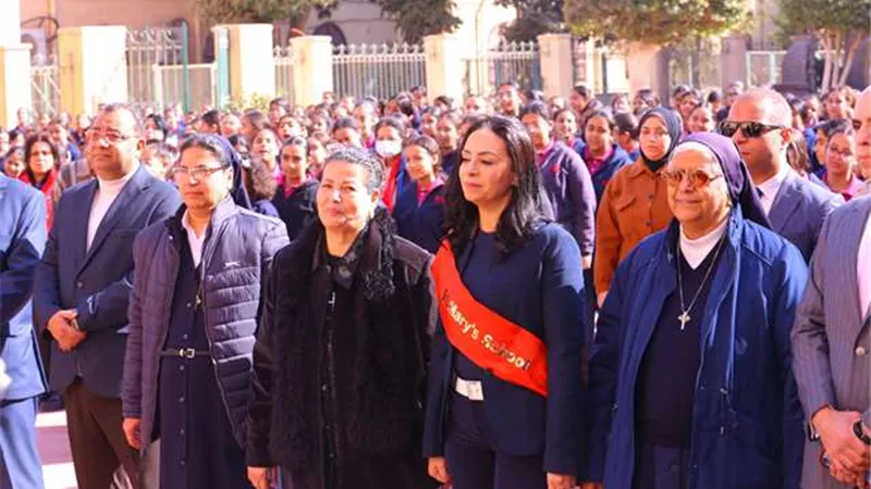 وزيرة التضامن تزور مدرسة راهبات الراعي الصالح