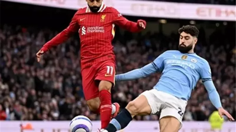 هدف محمد صلاح فى قمة مانشستر سيتي وليفربول - شاهد