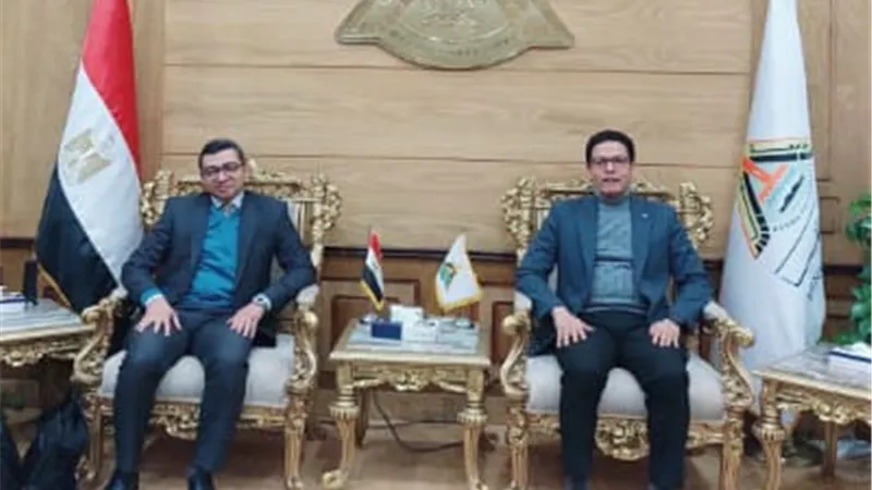 جامعة بنها تستقبل فريق تقييم الجودة والسلامة والصحة المهنية
