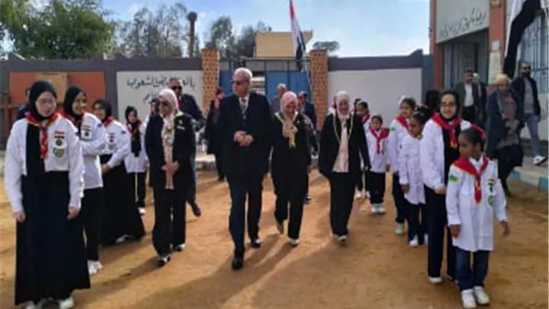مدير تعليم القليوبية يتابع مسابقة التفوق بمدرسة النور للمكفوفين
