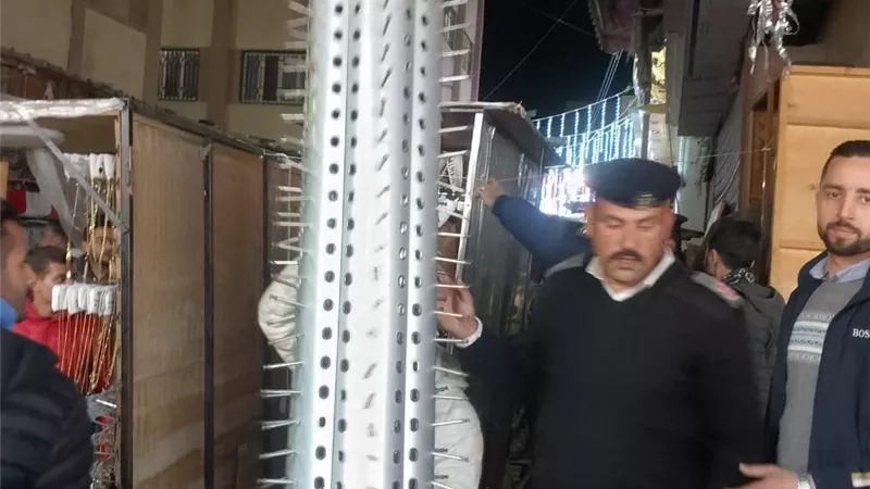 حملة مكبرة لرفع الإشغالات بشوارع مدينة دمياط