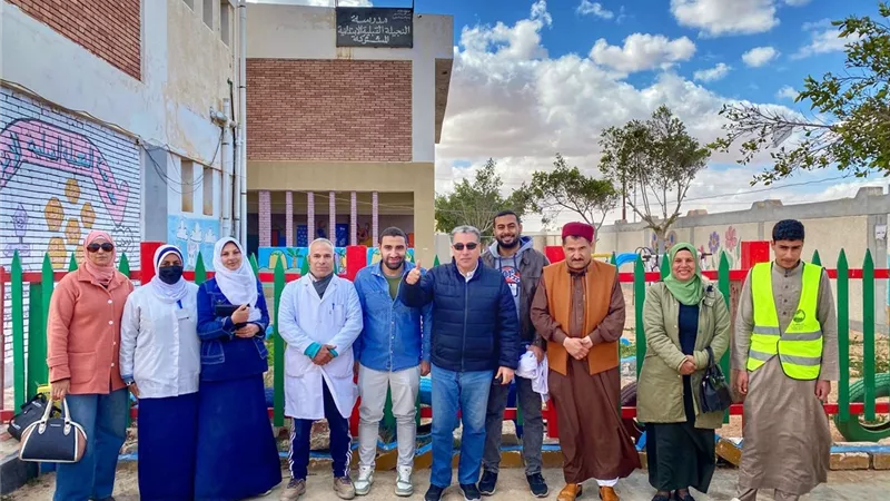 أمانة الصحة بمستقبل وطن مطروح تنظم يوم صحي لطلاب المدارس