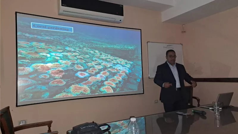 دورة تدريبية عن إستزراع الشعاب المرجانية وأنواعها بالبحر الاحمر