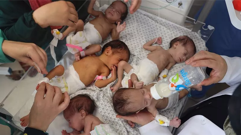 وفاة 6 أطفال في غزة بسبب البرد القارس