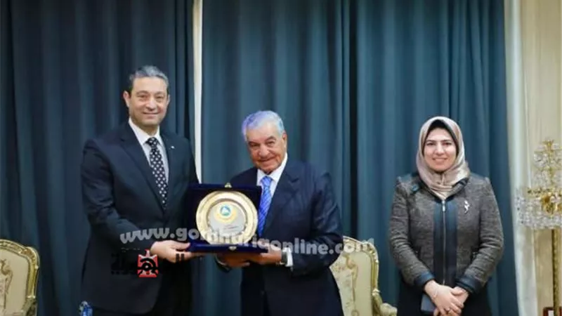 محافظ دمياط يستقبل الدكتور زاهى حواس وسفير مالطا