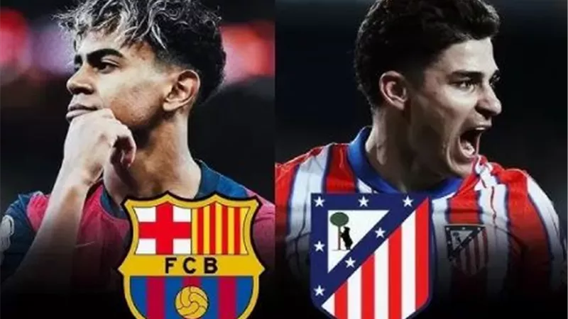 البث المباشر لمباراة برشلونة وأتليتكو مدريد اليوم