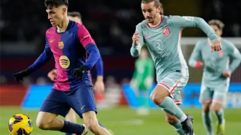 أتليتكو يؤجل تأهل برشلونة فى مباراة الـ 8 اهداف بكأس إسبانيا