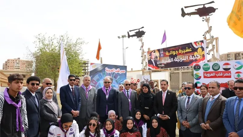 رئيس جامعة المنيا يفتتح المهرجان الكشفي الإرشادي السابع