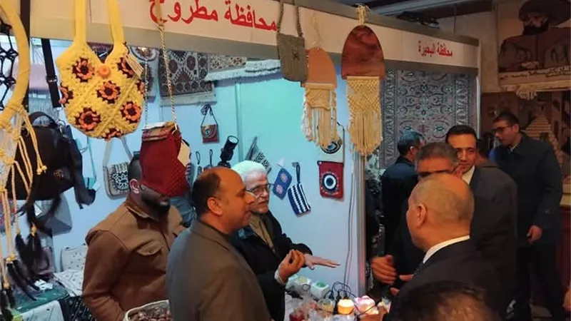 محافظة مطروح تشارك فى معرض الجيزة للتراث والحرف اليدوية