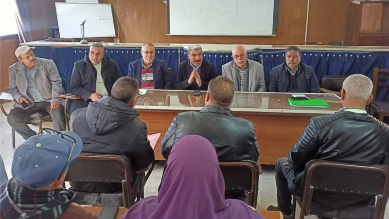 زراعة الغربية تعقد اجتماعها الشهرى لمناقشة عوامل النهوض بالقمح