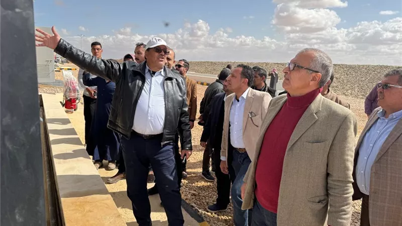 تسليم المدفن الصحى بالظهير الصحراوى لمركز ومدينة الضبعة