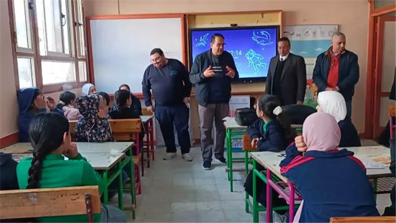 وكيل التربية والتعليم بالغربيه يشهد