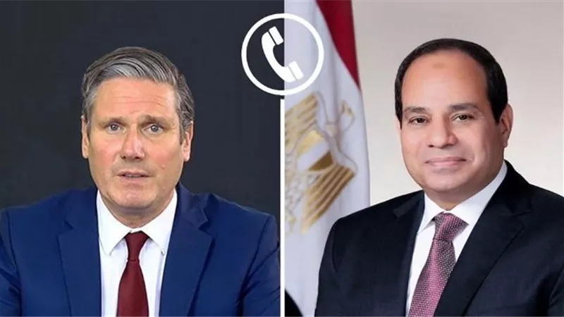 الرئيس السيسي يتلقى اتصالاً هاتفياً من رئيس وزراء بريطانيا