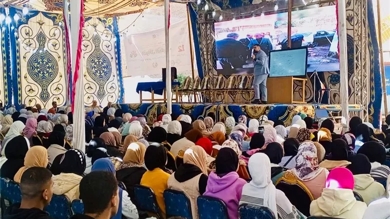 الشباب والرياضة تواصل فعاليات القافلة التعليمية المجانية بالدقهلية