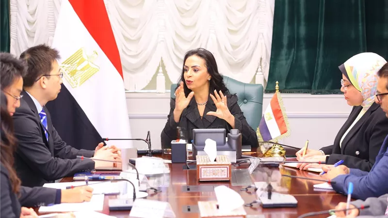 وزيرة التضامن تلتقي الممثل لهيئة التعاون الدولي اليابانية بمصر