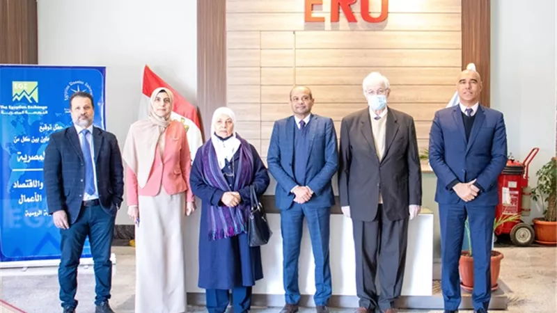 تفاصيل بروتوكول التعاون بين الجامعة المصرية الروسية والبورصة.. بالصور