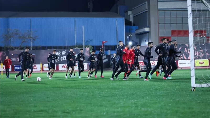 الأهلي يستأنف تدريباته استعدادًا لمباراة طلائع الجيش فى الدوري