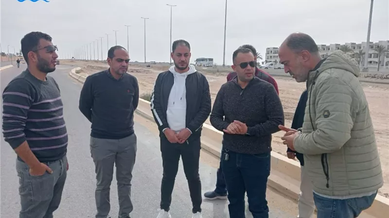 رئيس الجهاز: رفع كفاءة الشانزليزيه في مارينا العلمين