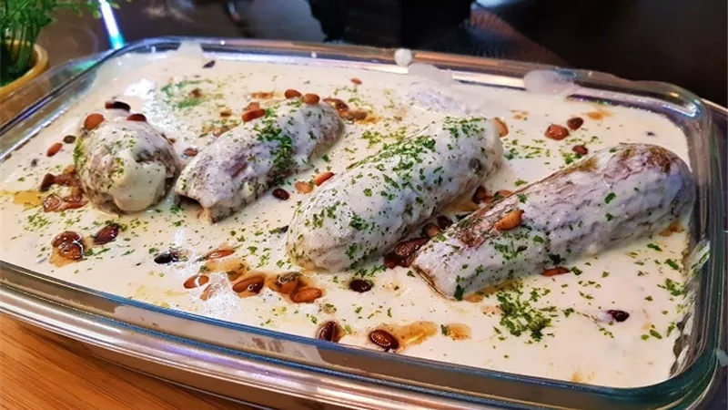 طريقة عمل شيخ المحشي باللبن على مائدة رمضان